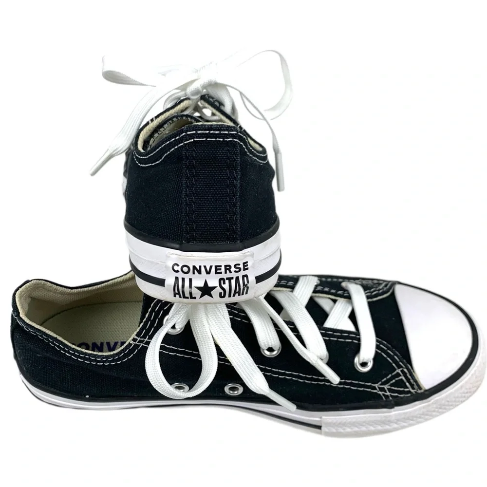 Converse Youth All Star Black Canvas Sneakers size 3